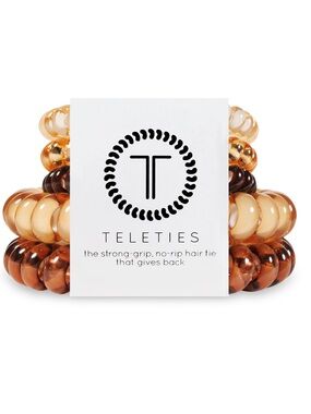 TELETIES - Spiral Hair Coil | Mix Pack | Anything But Basic Hair Ties